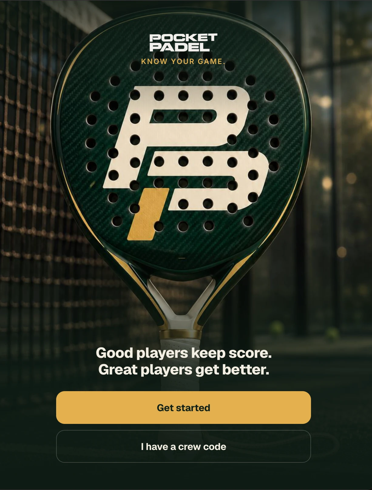 Pocket Padel paddle